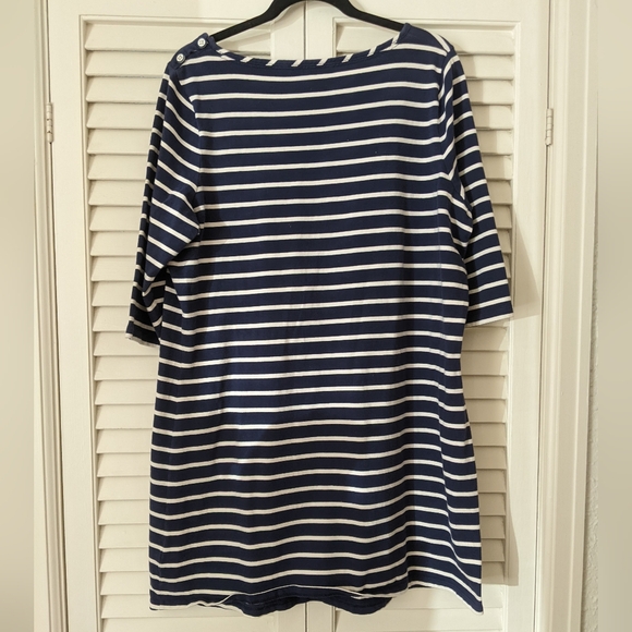 Boden Cotton Striped Dress - Picture 8 of 8